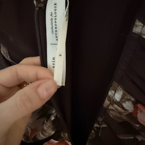 Anthropologie Floral Long Sleeve Dress - Picture 12 of 13